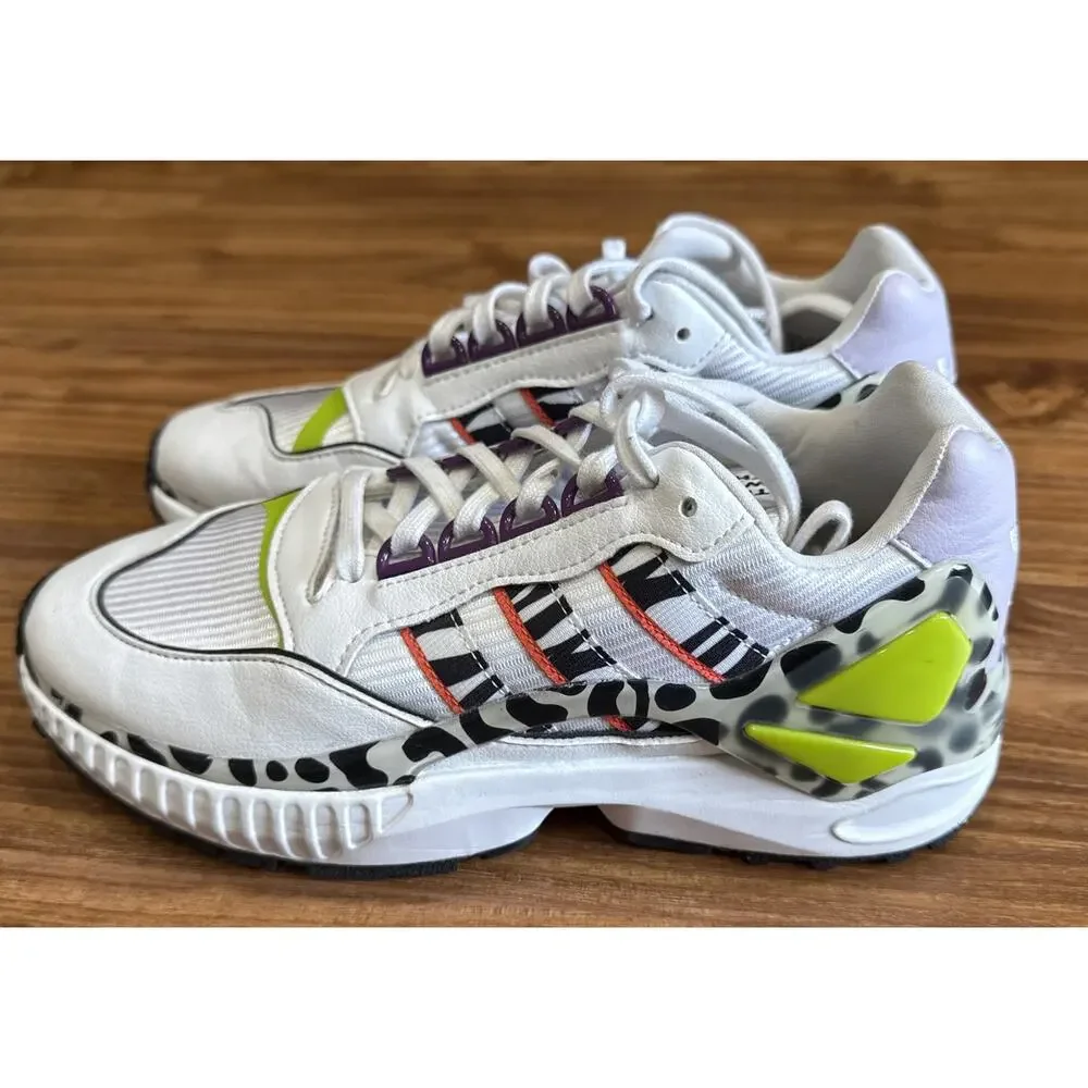 Adidas Womens ZX Wavian GW0517 White Running Shoes Sneakers Size‎ 8 EXCELLENT